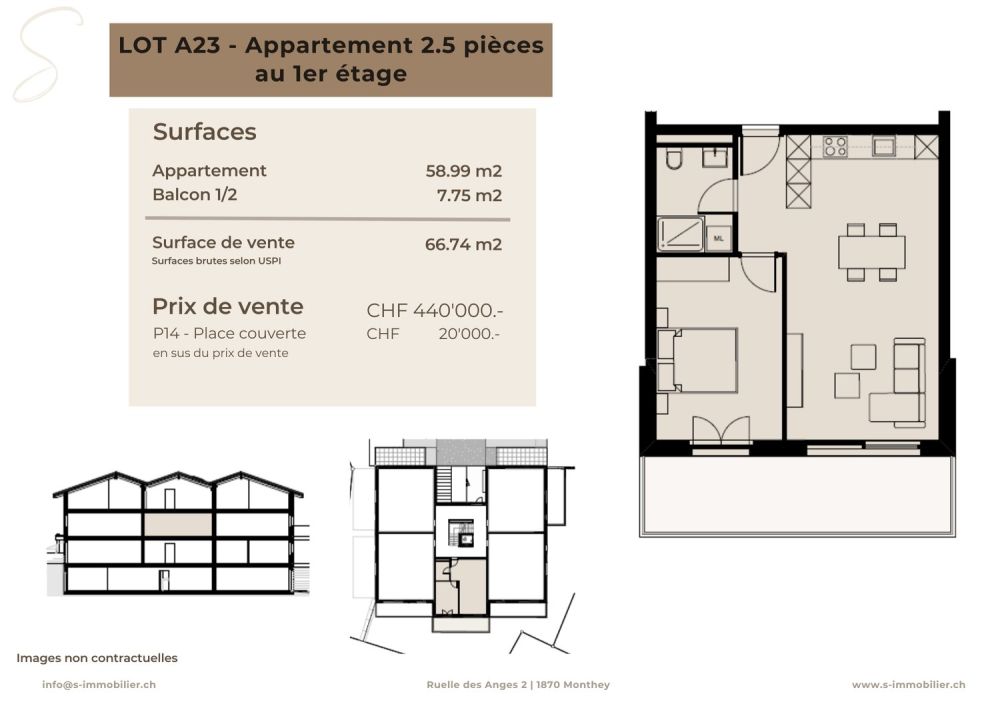 Nouvelle construction à Chamoson - Lot A23 -  Bild 2