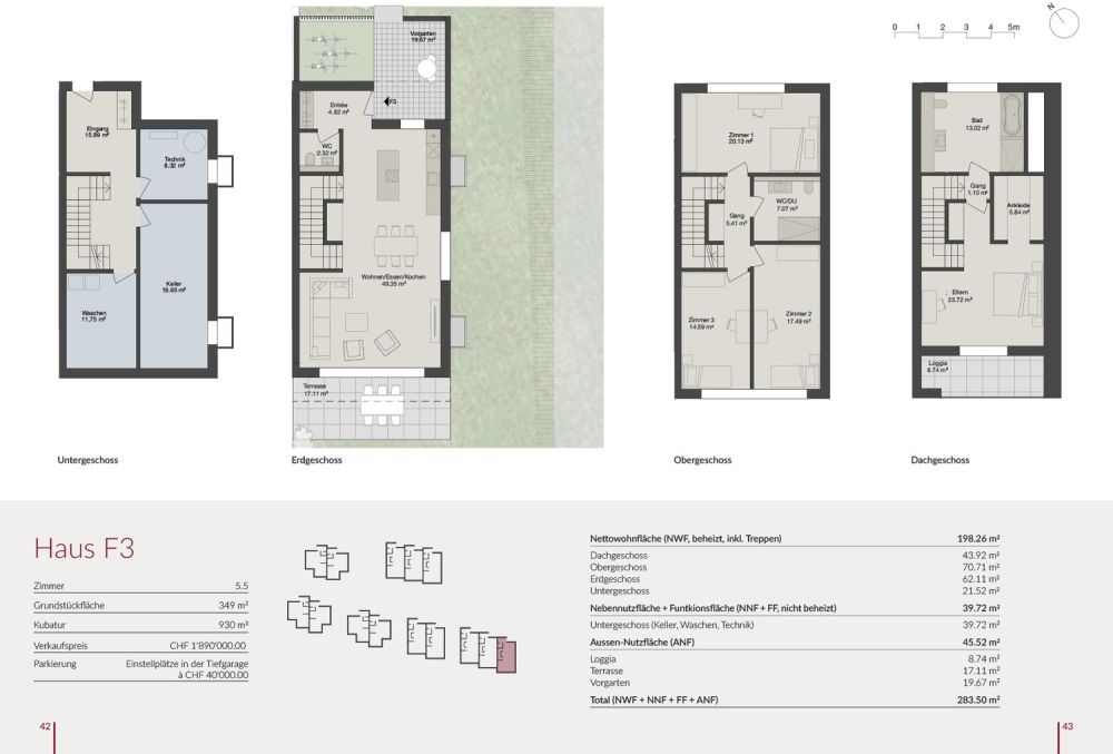 Neubau «Sennenberg Killwangen»: 11 Häuser verfügbar | Bezug Frühling 2028 -  Bild 7