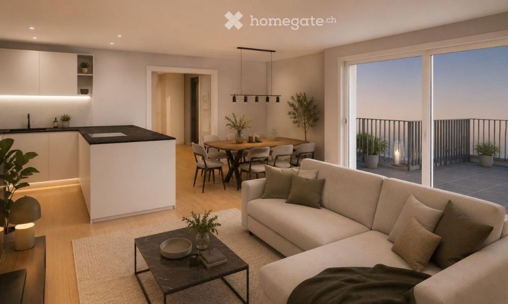 5.5-Zimmer-Attika-Maisonette (Penthouse) mit Alpenblick, Wallisellen (Erstbezug; ab Herbst 2026) -  Bild 2