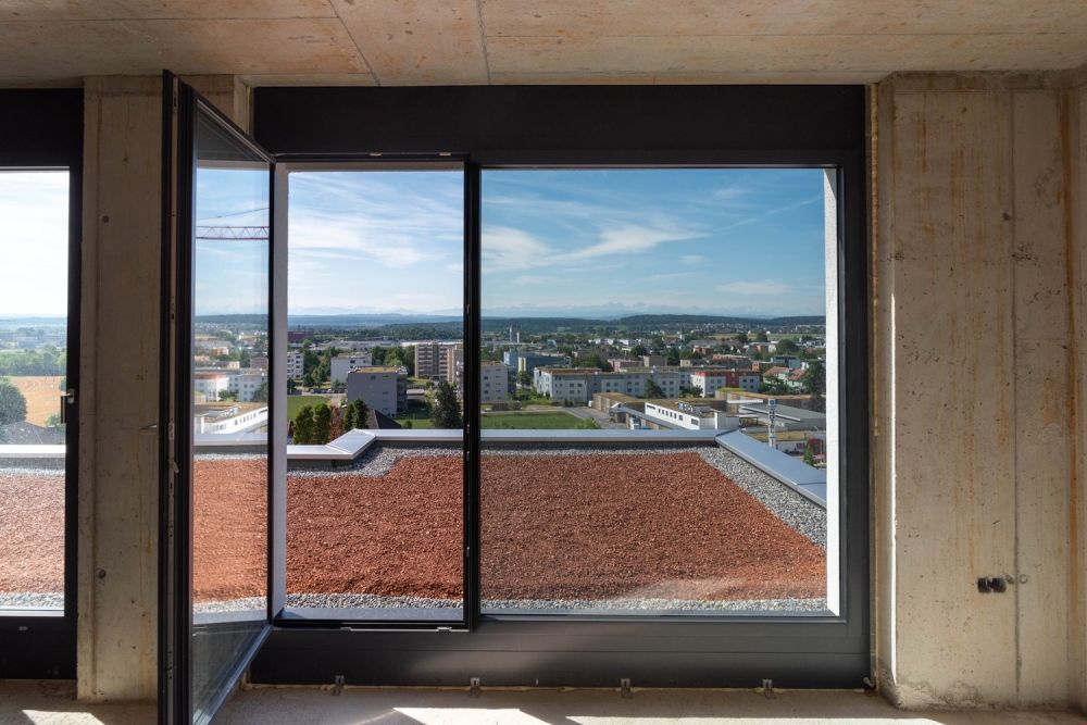 Bühlhubel 7 - Wohnen mit Alpenblick in Egerkingen - Aussicht vom Schlafzimmer