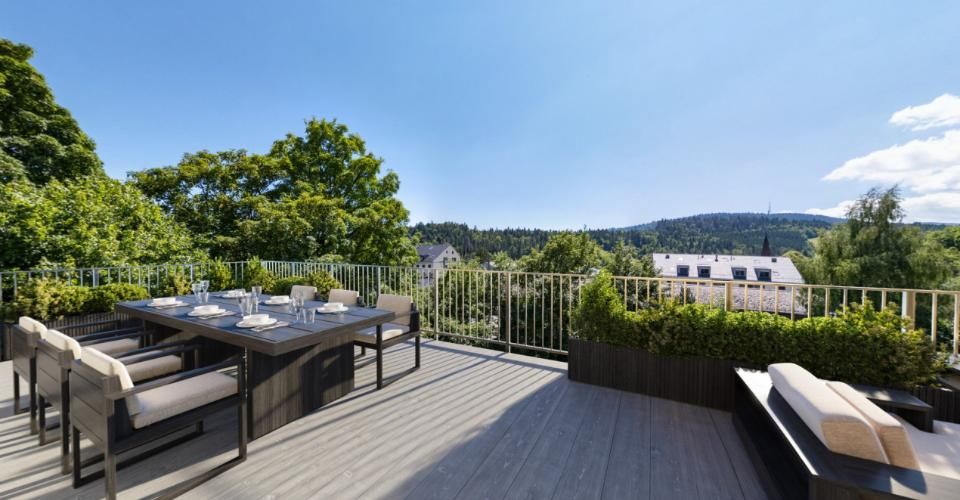 RARE- ATTIQUE DUPLEX D'EXCEPTION AVEC TERRASSE PANORAMIQUE ET ASCENSEUR - Appartement 4.5 pièces - image - 3