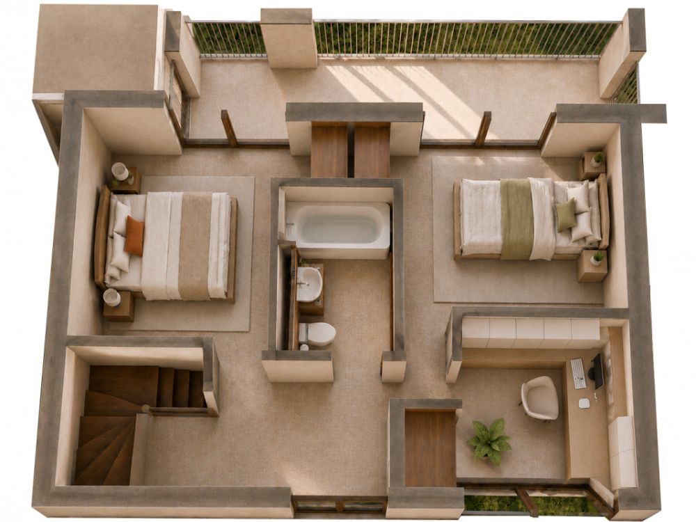 NEU - VILLA 3.5 Stück von 221m2 nutzbarer und äußerer Fläche zum Preis einer Wohnung -  Bild 5