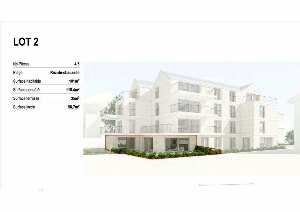 Les Carrels - Appartement de 4.5 pièces avec jardin Lot 2/B -  Bild 8