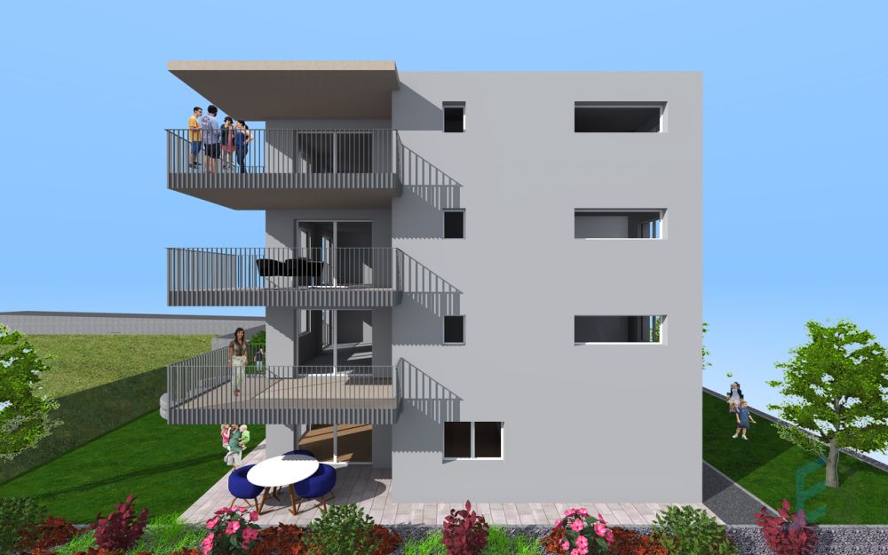 EXCEPTIONNEL Superbes appartements 3 ½ pièces dans nouvelle promotion - Appartement sur plan - Réchy / Wohnung auf Plan - Réchy / Apartment on plan - Réchy
