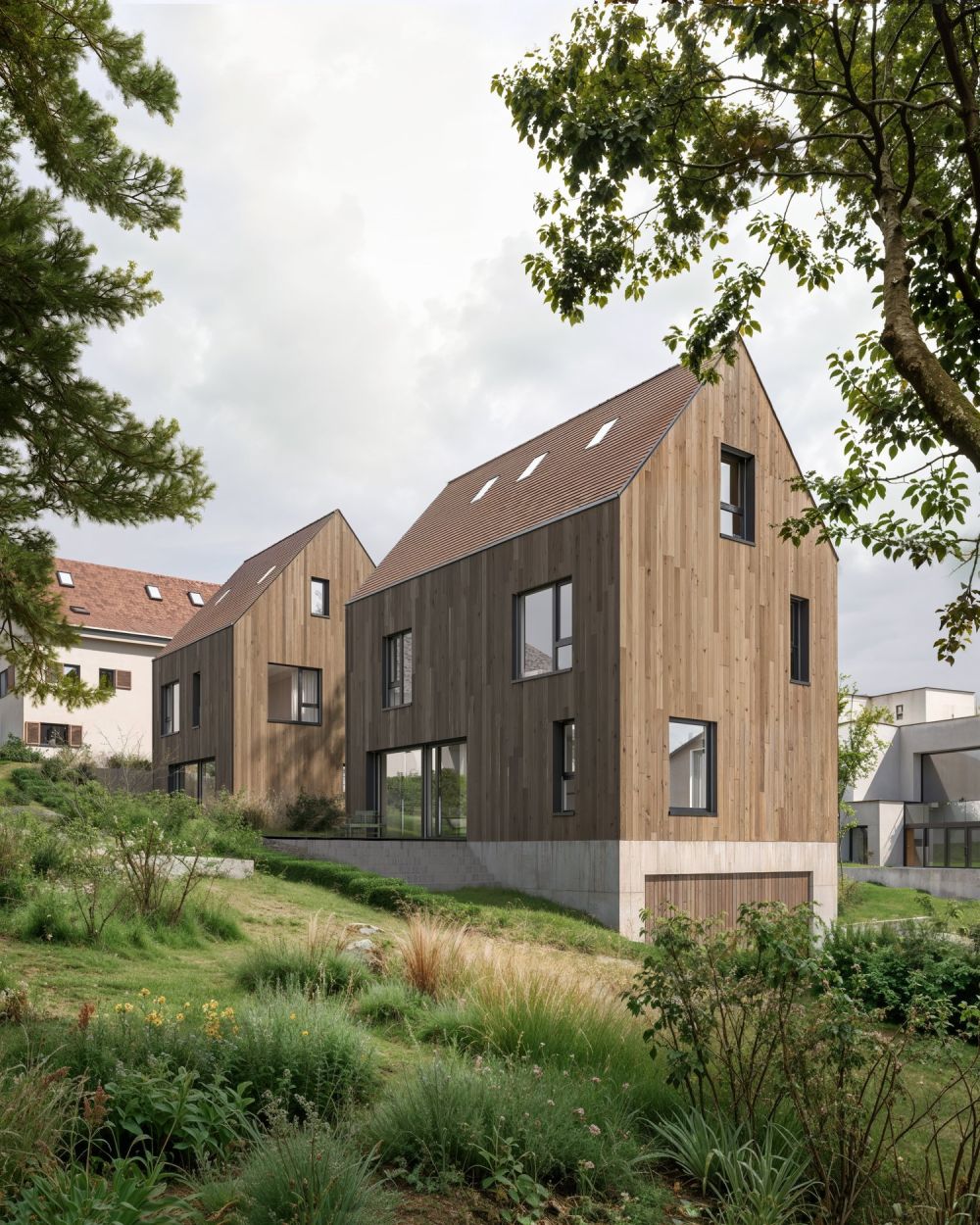 Neubauprojekt DUO - 2 freistehende Einfamilienhäuser im Dorfkern von Oberwil  | Haus A -  Bild 1