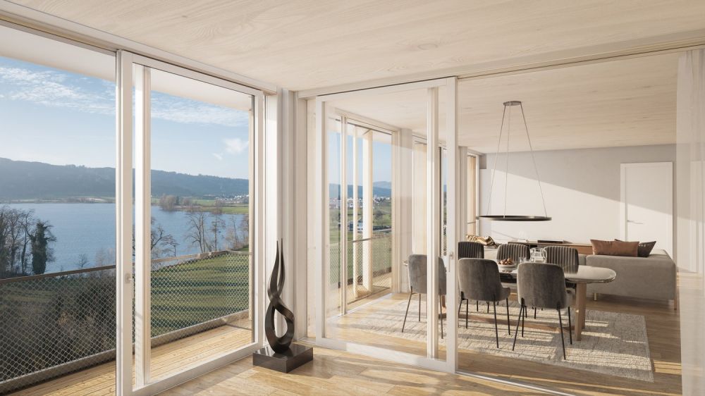 «Turmfalke», Gelfingen - urbane 4.5 Zimmer-Turmwohnungen für Wohn-Ästheten. -  Bild 2