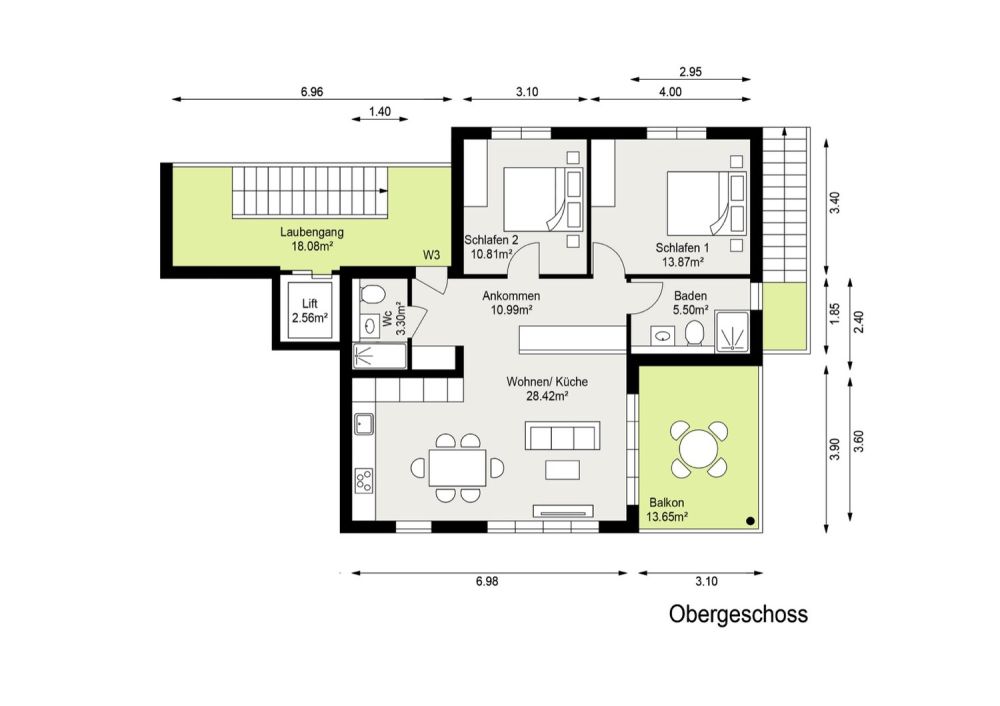 3.5-Zimmer-Wohnung mit Balkon im Minergie-P-Neubau Laufental40 -  Bild 10