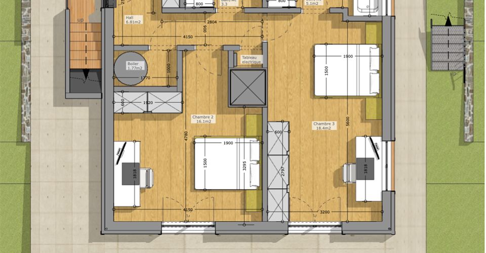 Chalet nouvelle technologie en résidence principale à Ovronnaz/VS - Chalet 4.5 pièces - image - 2