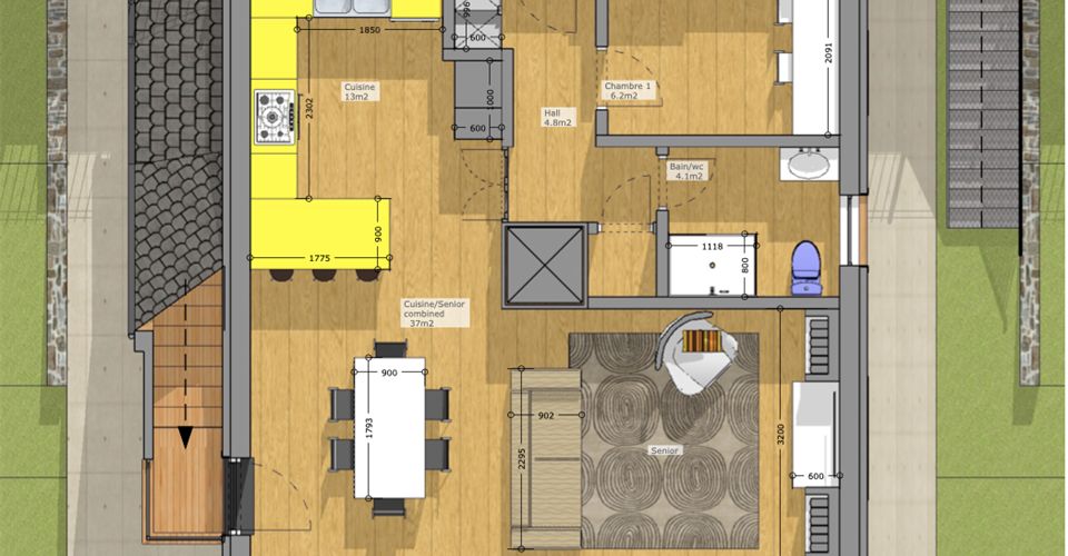 Chalet nouvelle technologie en résidence principale à Ovronnaz/VS - Chalet 4.5 pièces - image - 3