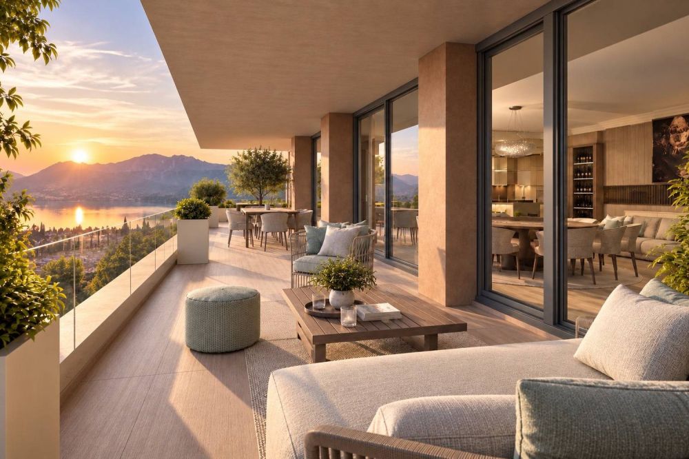 Residenza La Piana – Melide | Eleganza contemporanea con vista lago -  Bild 1