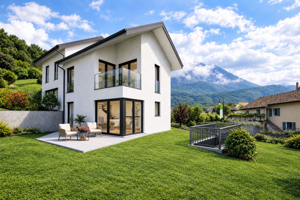 NOUVEAU PROJET DE 3 VILLAS À CONCISE À PROXIMITÉ DU LAC -  Bild 2