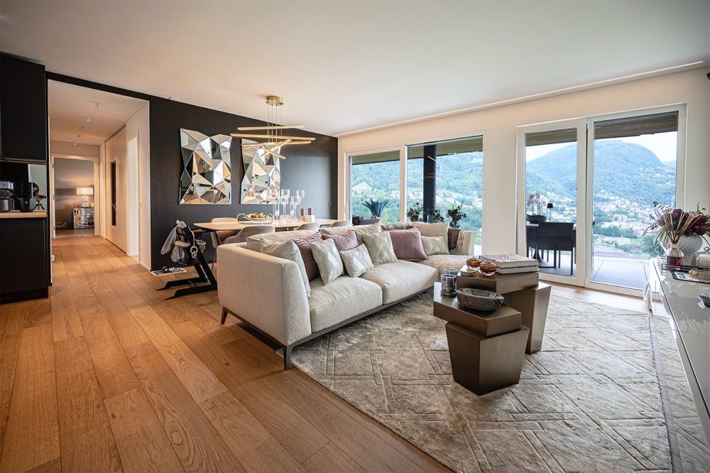 Moderno appartamento con ampia terrazza Vista Lago -  Bild 4