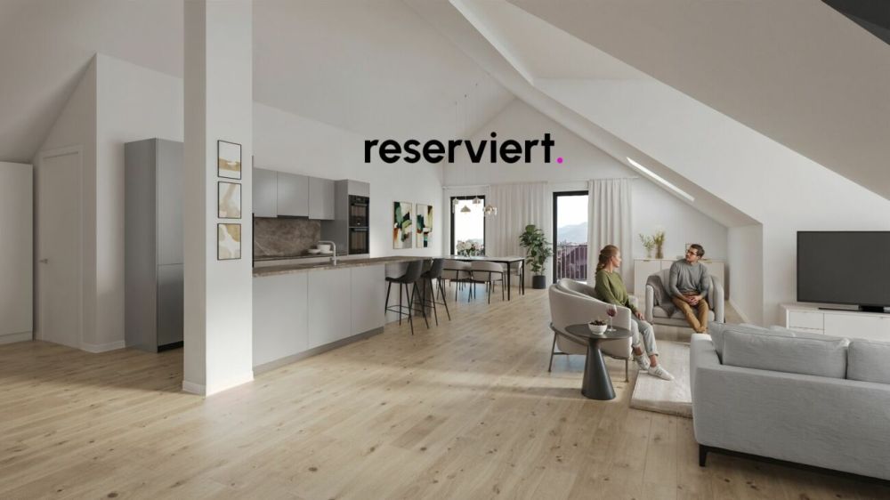 Dachwohnung  mit Loftgefühl und Weitblick Richtung See! -  Bild 1