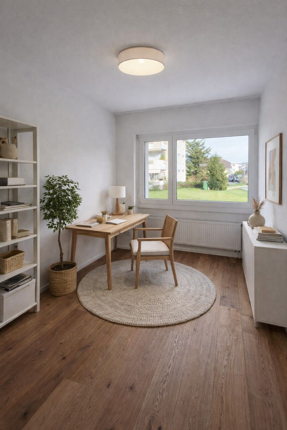 Frisch sanierte und helle 5-Zimmer-Wohnung mit Tiefgaragenparkplatz - Büro