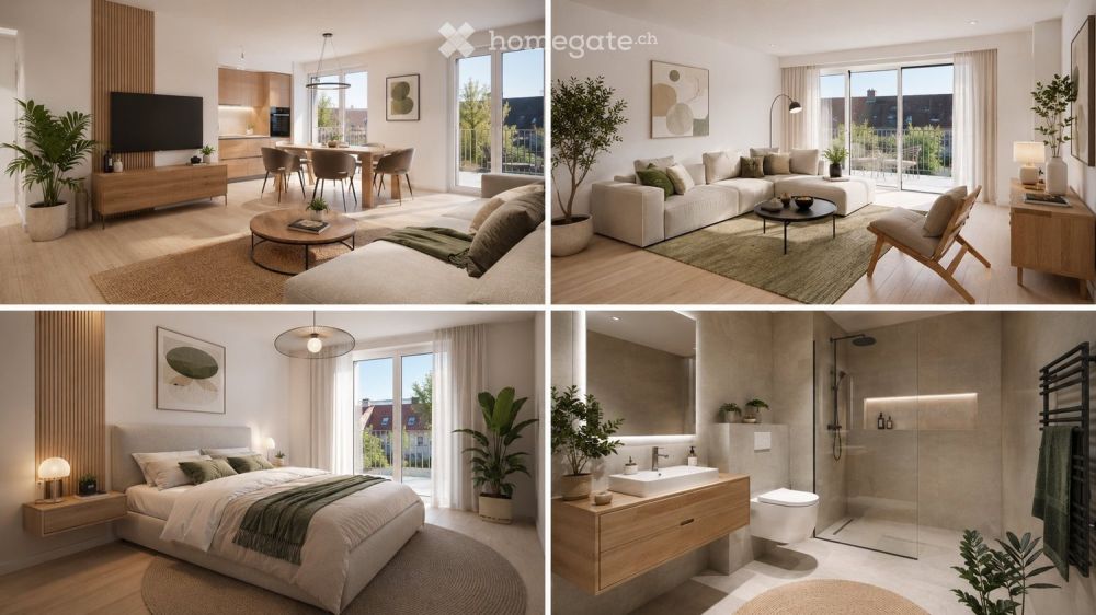 Magnifique 2.5 pièces avec grand balcon -  Bild 1