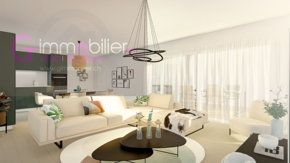 Appartement rez-de-chaussée 3.5 pièces de 127 m2 avec jardin de 82 m2 -  Bild 1