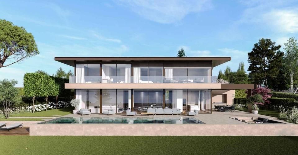 Villa d'exception au bord du lac - piscine miroir & espaces bien-être - Villa 6.5 pièces - image - 11