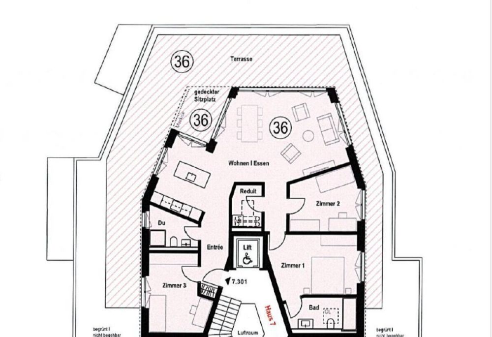 Exklusive Neubau-Attikawohnung mit Weitsicht inklusive zwei Parkplätze -  Bild 5