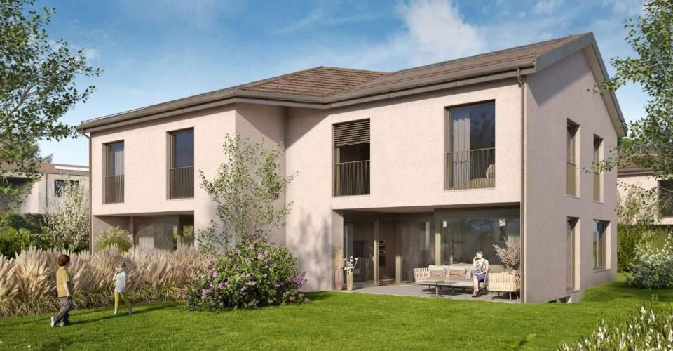 CORÇALIA – Villa jumelle neuve à Corcelles-près-Payerne - Maison contiguë 5.5 pièces - image - 2