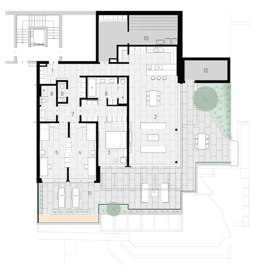 Neubau: 4.5-Zimmer-Terrassenwohnung, 158 m² - Wohnen am Sonnenhang -  Bild 6