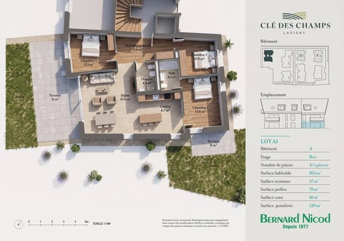 Nouvelle promotion : Appartement de 4.5 pièces avec terrasse et jardin -  Bild 10