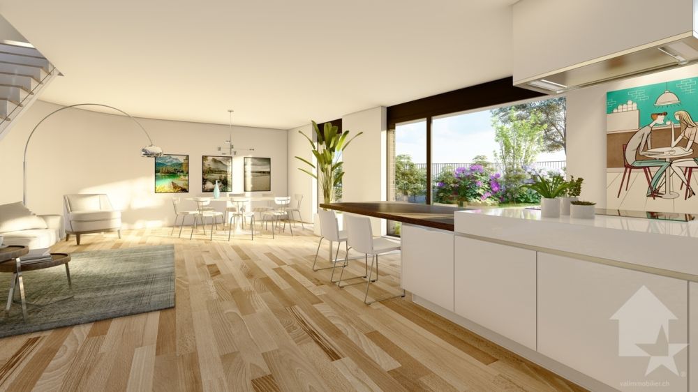 Prächtiges 3,5-Zimmer-Wohnung im Zentrum von Sion -  Bild 7