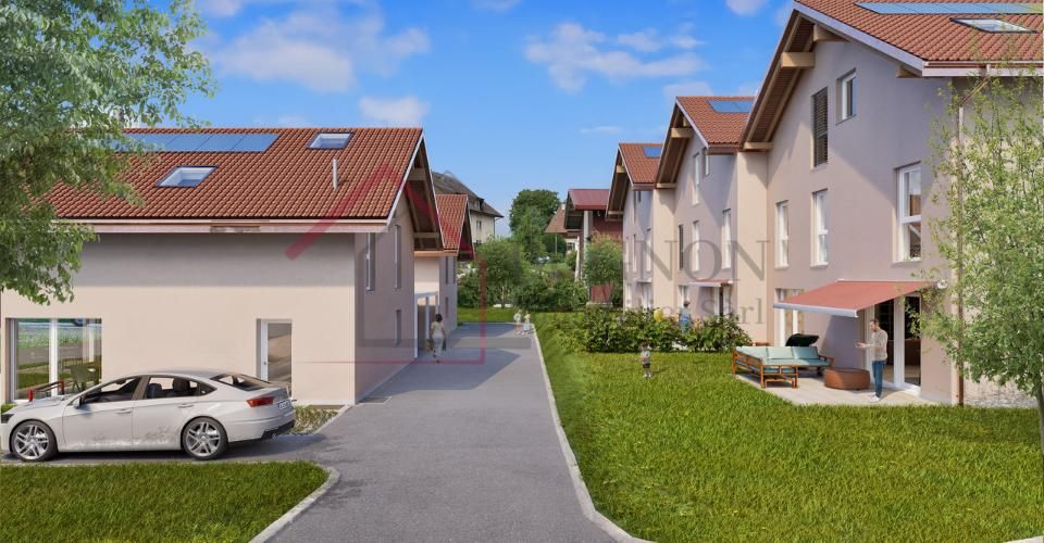 LES VILLAS DU GRAND PRÉ Villa mitoyenne de 4.5 pièces en PPE – Lot C3 - Maison contiguë 4.5 pièces - image - 2