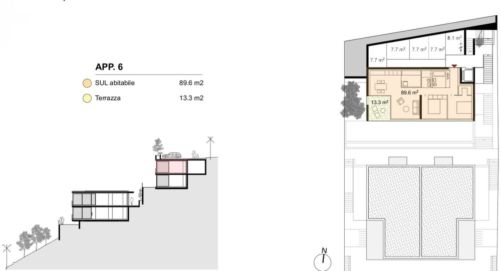 Wohnung 3.5 Zimmer mit Garten, Neubau -  Bild 8