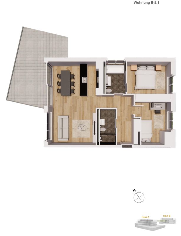 Einzigartiges Bauprojekt mit alpinen Weitblick in Brig - 9 exklusive Wohneinheiten! - 3 Whg. schon verkauft! -  Bild 13