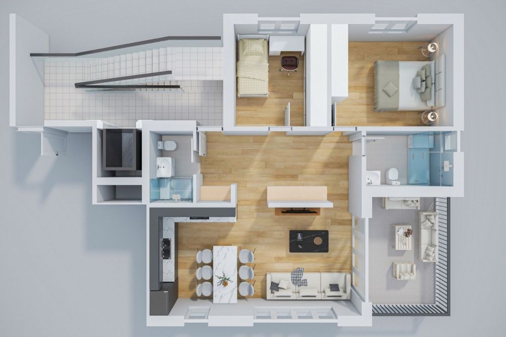 3.5-Zimmer-Wohnung mit Balkon im Minergie-P-Neubau Laufental40 -  Bild 9