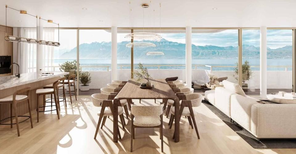 Résidence "Les Voiles" - L'exclusivité au bord du Léman | Lot 2 - Appartement 4.5 pièces - image - 1