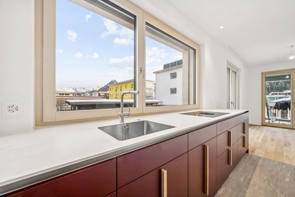 Neubau-Ferienwohnung mit toller Aussicht - Küche