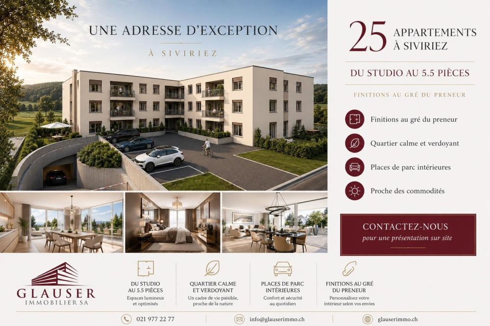 4,5 pièces neuf | Centre du village -  Bild 1