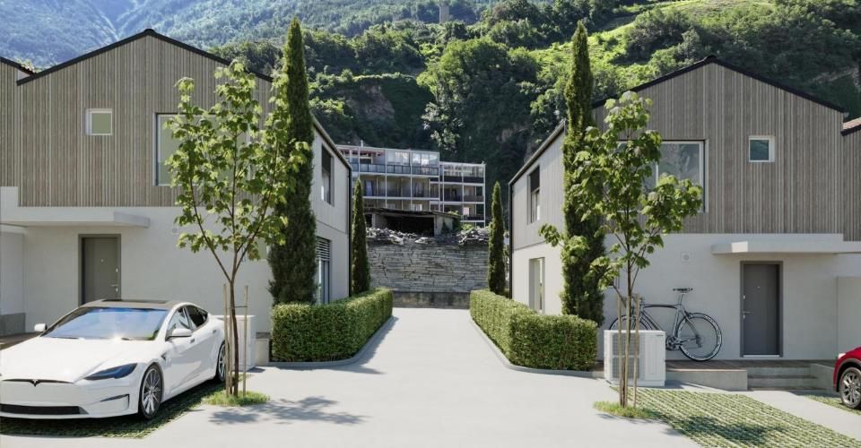 Villa 4.5 pièces à SAXON Vente sur plan - Maison jumelée 4.5 pièces - image - 1