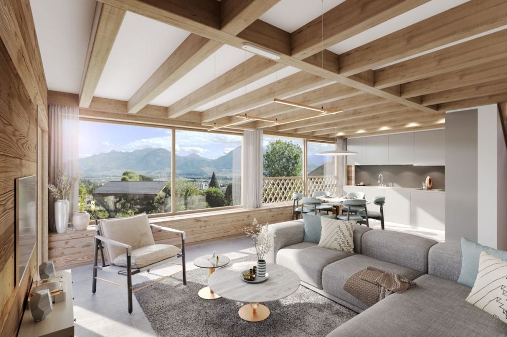 Alter "Pressoir" komplett renoviert in ein 4.5-Zimmer-Chalet / privater Garten -  Bild 3