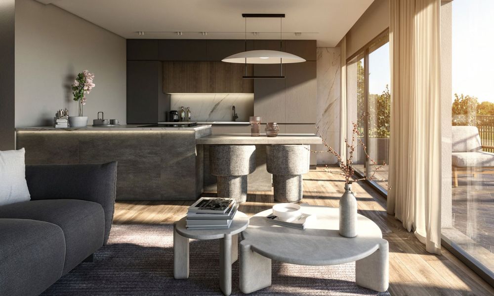 NUOVO 2.5 LOCALI CON TERRAZZA E VISTA APERTA A LUMINO -  Bild 2