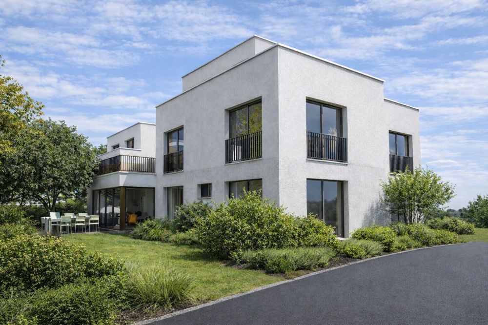 Neubau Dinkelbergstrasse, Wohnung 3 - Maisonette-Attika - Aussenansicht