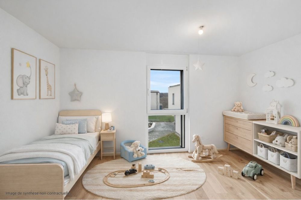 Entdecken Sie eine außergewöhnliche Wohnung, die Komfort, Raum und atemberaubende Aussicht auf die Alpen bietet. - Chambre d'enfant