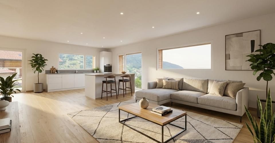 Haus A Choëx - Chalet neuf avec terrasse & flexibilité - Maison 4.5 pièces - image - 5