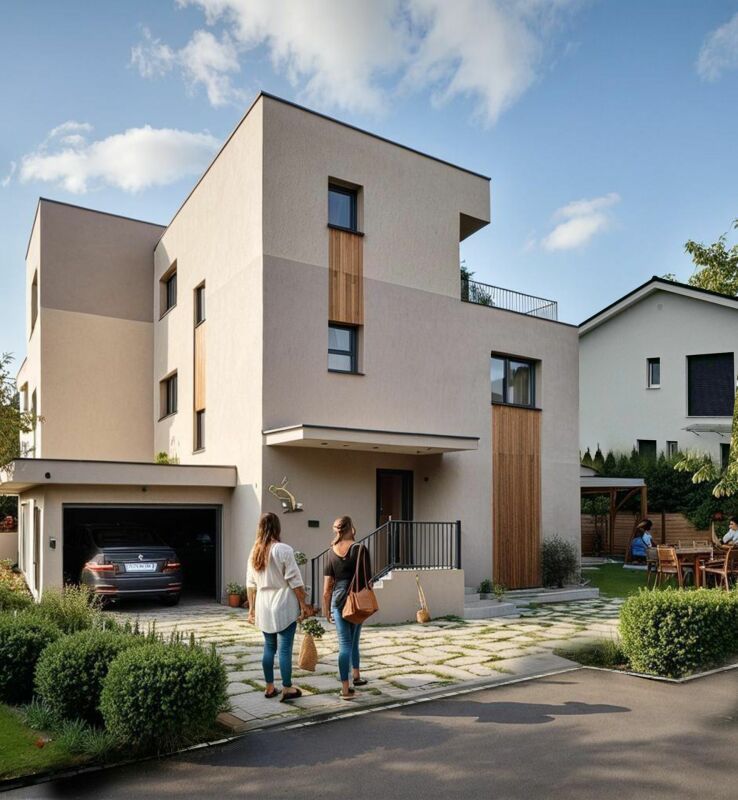 Modernes 5.5 Zimmer Doppeleinfamilienhaus an ruhiger Lage - Bild 1