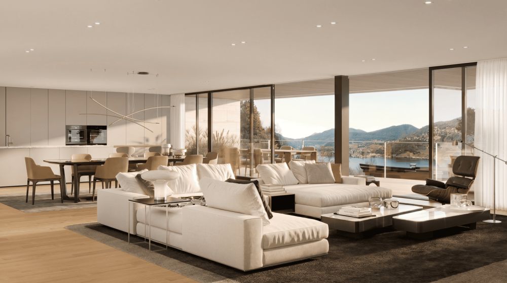 MONTAGNOLA - ATTICO DI LUSSO CON VISTA LAGO E ROOF TOP -  Bild 7