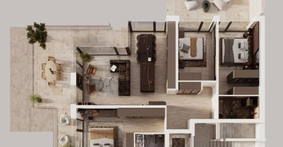 Appartement de 4.5 pièces avec superbe vue ! - Appartement terrasse 4.5 pièces - image - 5