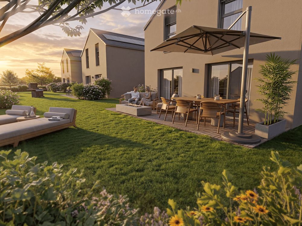 3 magnifiques villas individuelles modernes de 6,5 pièces à Colombier NE -  Bild 1