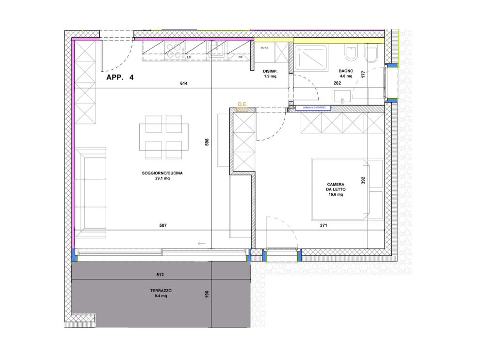 Neue 2.5-Zimmer-Wohnungen mit Garten, Al Guast 21 in Camorino -  Bild 11