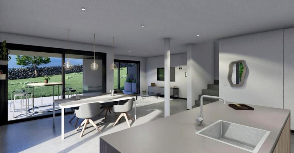 Villa mitoyenne neuve et moderne de 5.5 pièces à vendre au Noirmont - Maison contiguë 5.5 pièces - image - 4