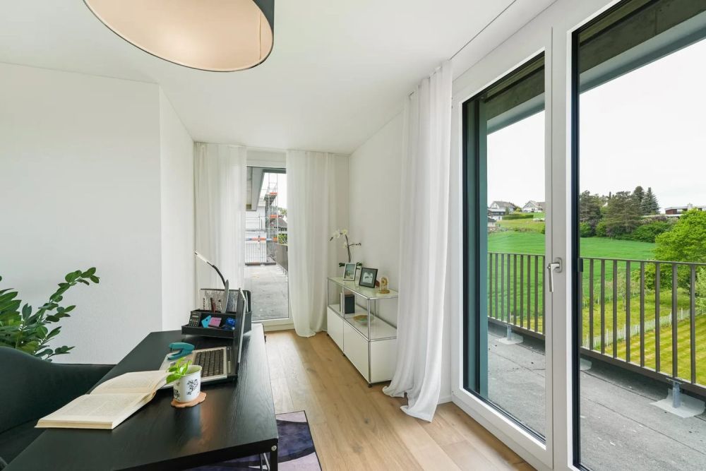 Attikawohnung mit viel Privatsphäre, Blick ins Grüne und 97 m² Terrasse -  Bild 9