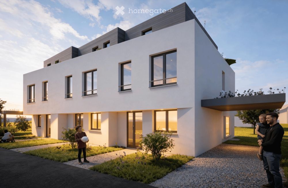 Modernes 6.5-Zimmer-Reihenhaus mit Minergie-Standard in Reinach BL - Bild 1