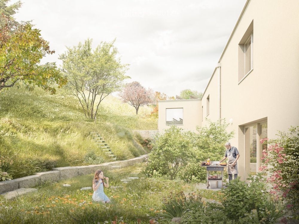 4 Reihenhäuser mit Terrasse, Garten und Aussicht -  Bild 11