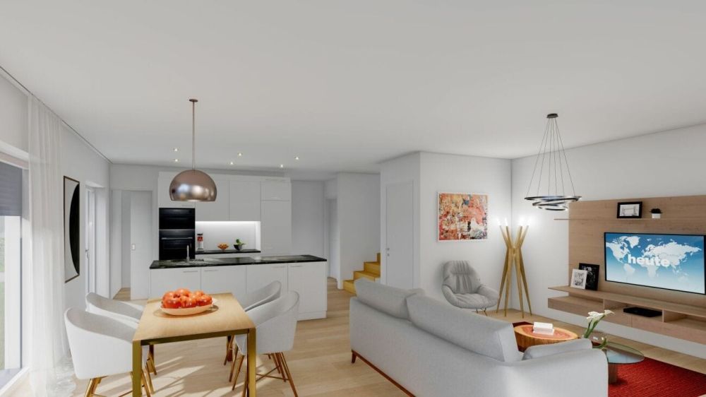 Neubau 6.5-Zi.-Doppeleinfamilienhaus mit Garten in Saland -  Bild 6