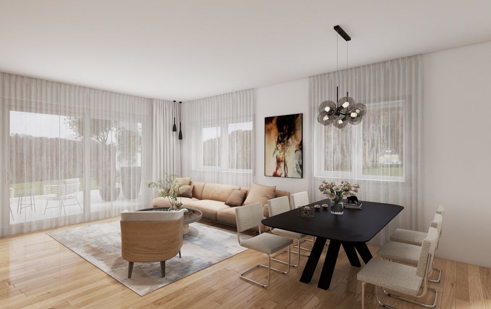 Lichtdurchflutete 3½-Zimmer-Neubauwohnungen mit Balkon oder Gartensitzplatz – Bezug Herbst 2026 - Bild 2